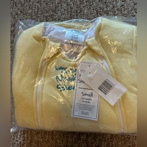 NWT Magic Merlin sleeper suit yellow 3-6 months 12-1bs size small